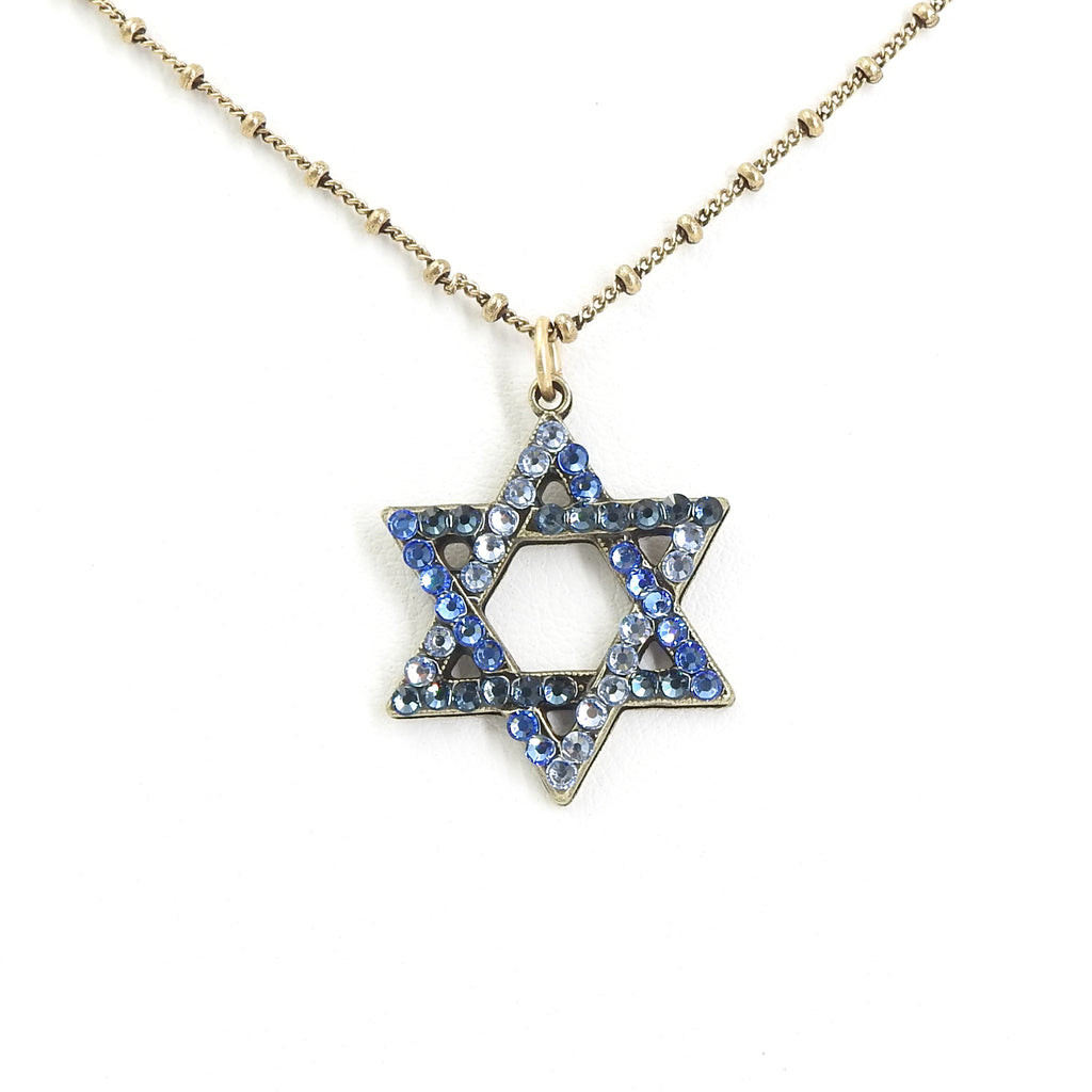 Star of David w/ Crystals Necklace