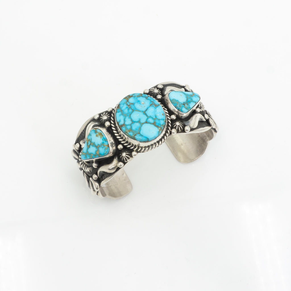 S/S 3 Stone Kingsman Turquoise Cuff