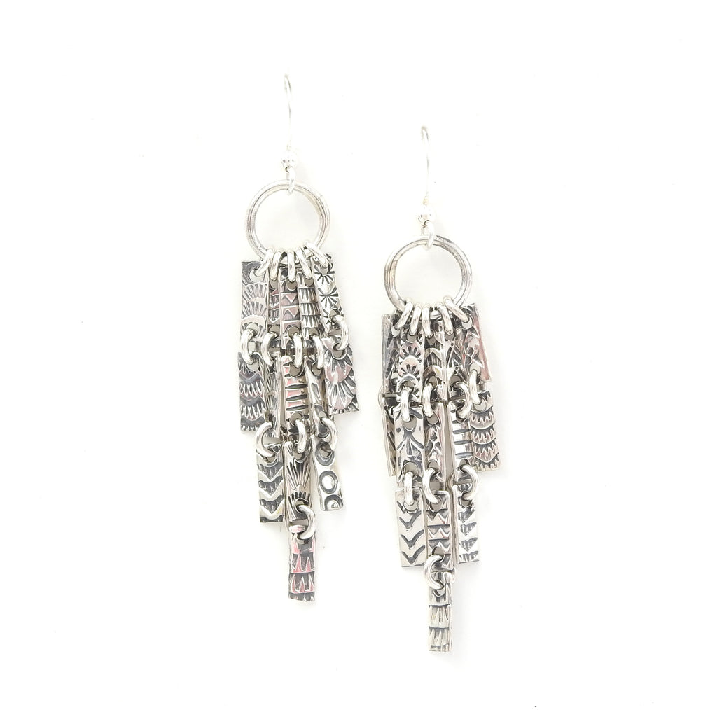 Sterling Silver Navajo Dangle Earrings