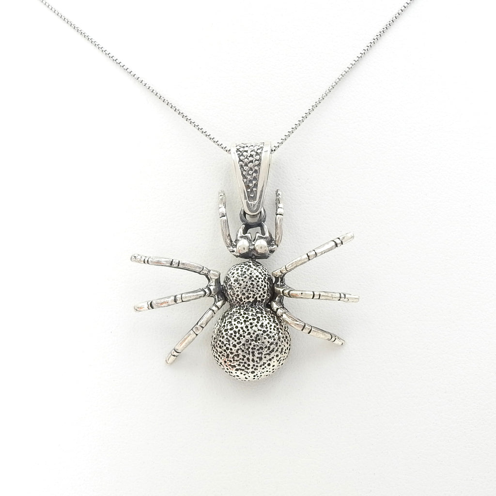 Sterling Silver Spider Pendant