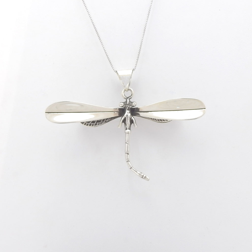 Sterling Silver Dragonfly Pendant / Pin