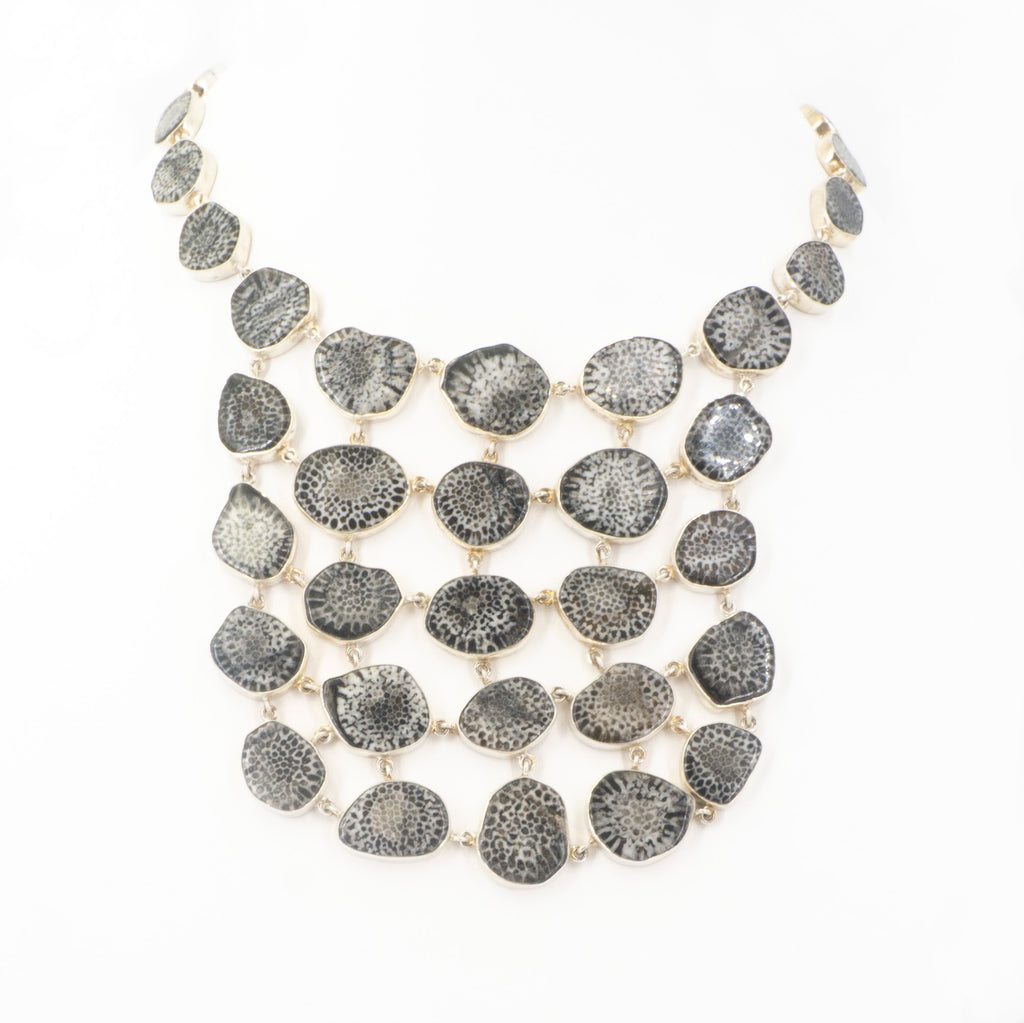 S/S Stingray Coral Necklace