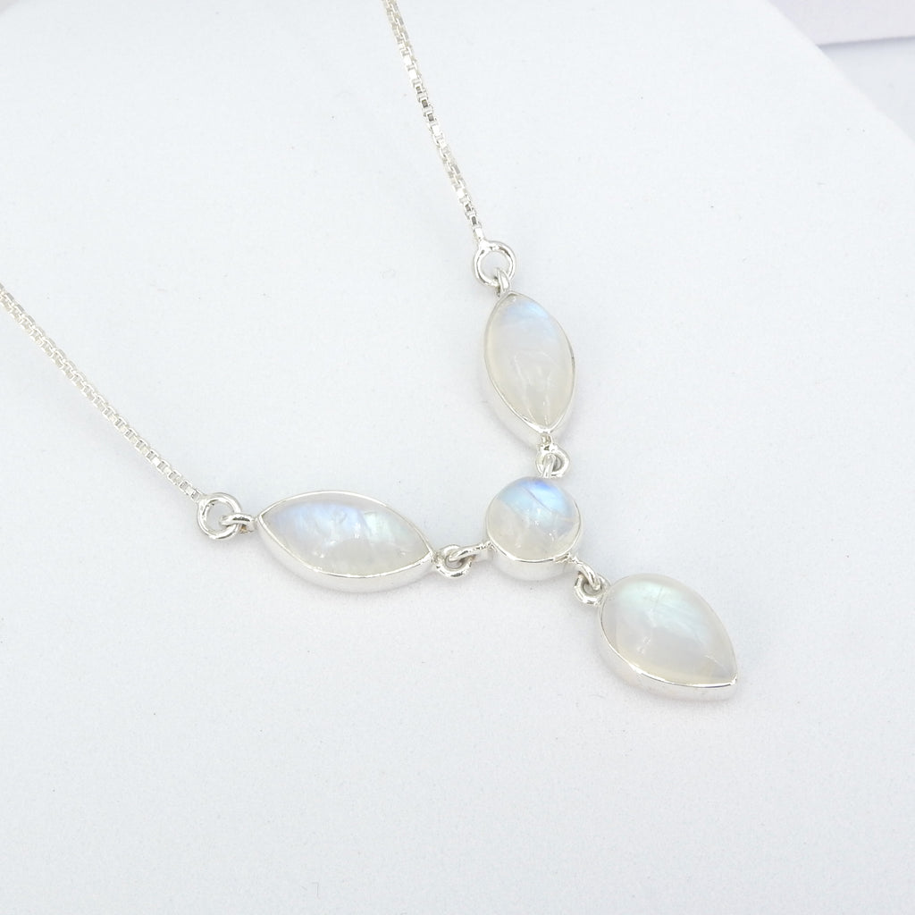 Sterling Silver Moonstone Necklace