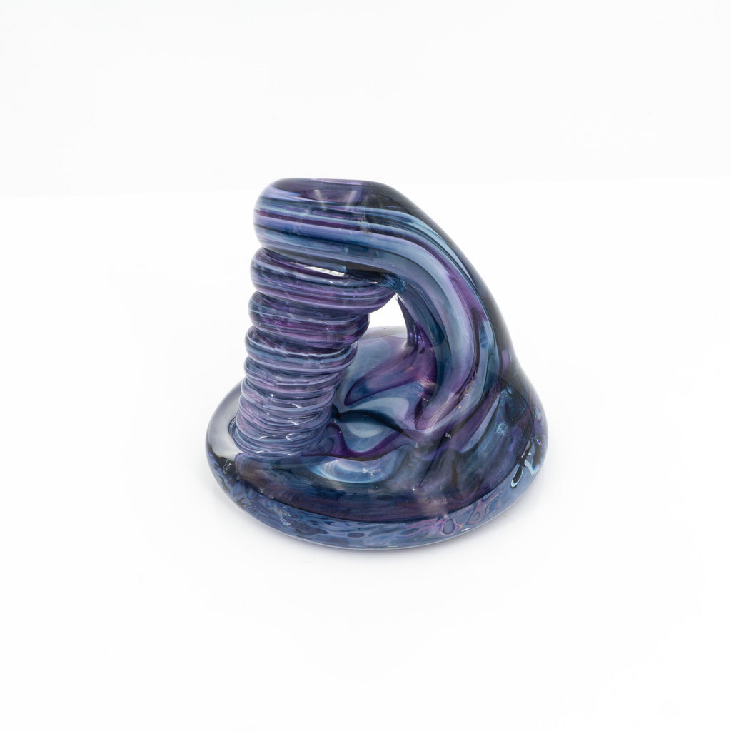Pen Holder Purple Swirl