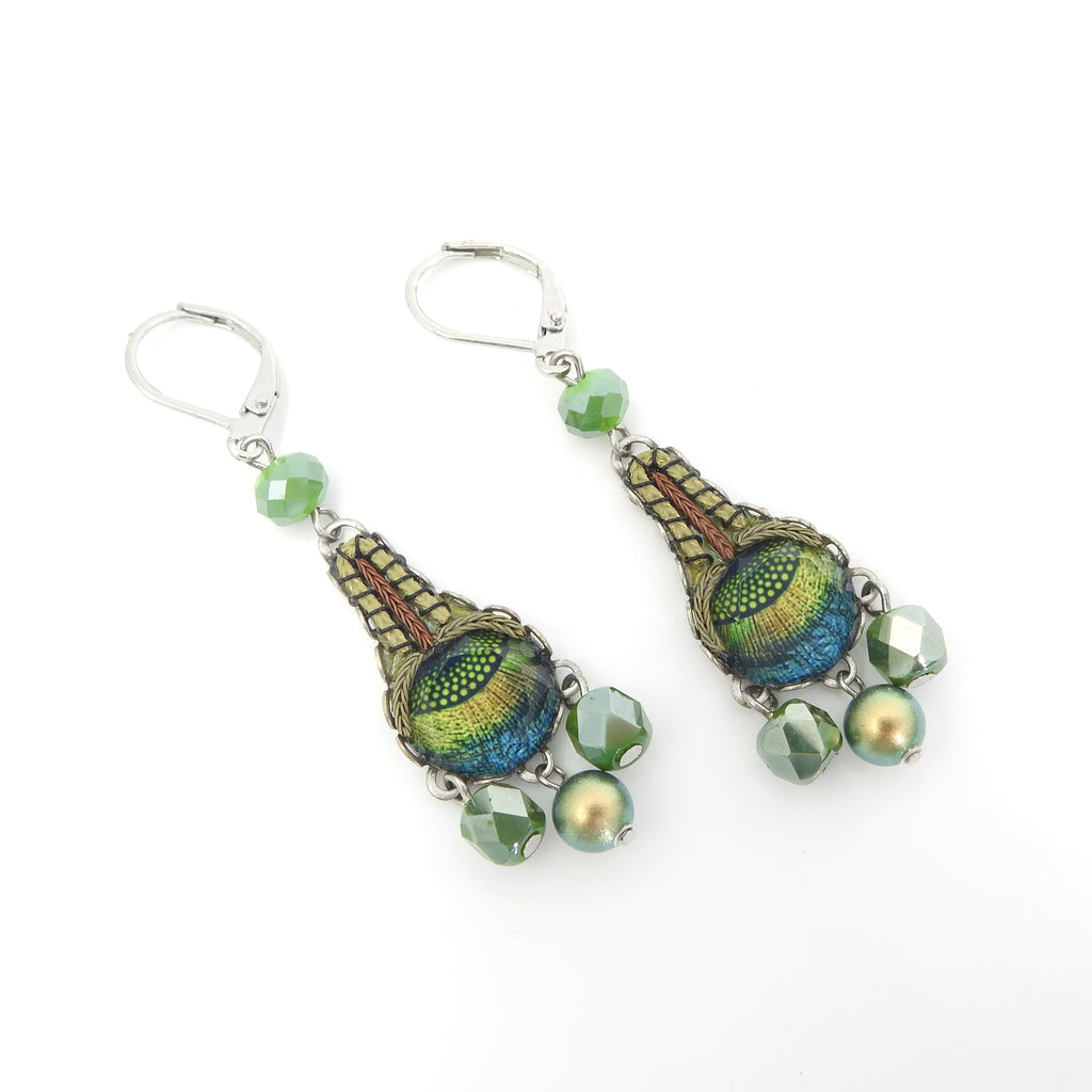 Ayala Bar Green Meadow Earrings