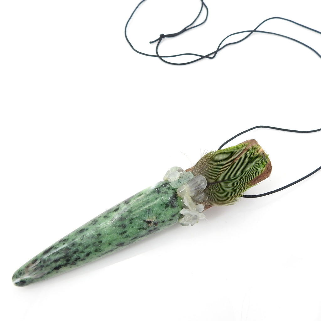 Healing Necklace of Vine & Ruby Zoisite For Attunement