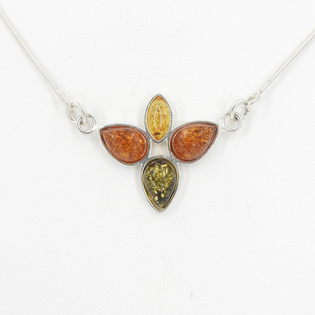 S/S Mixed Amber Necklace