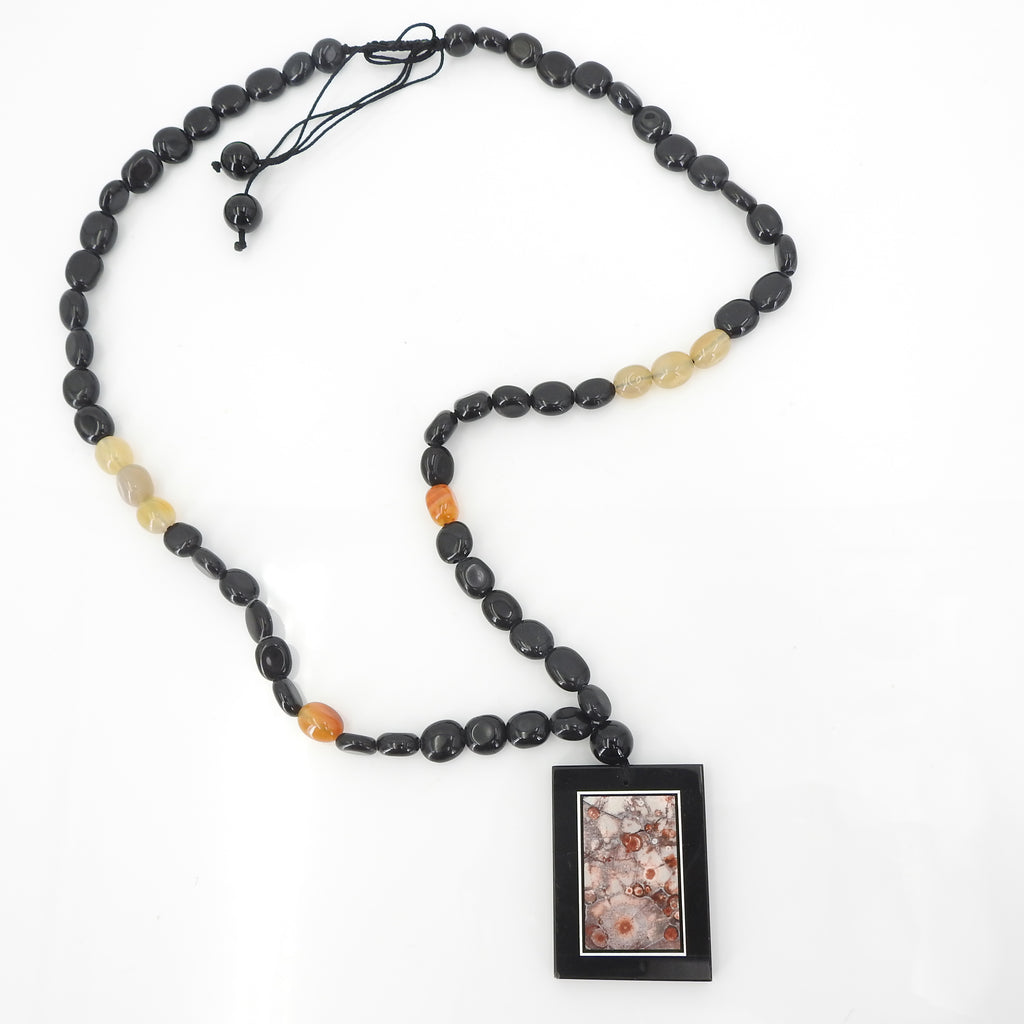 Paradise Agate Beaded Necklace