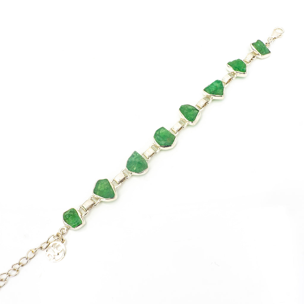 S/S Emerald Bracelet
