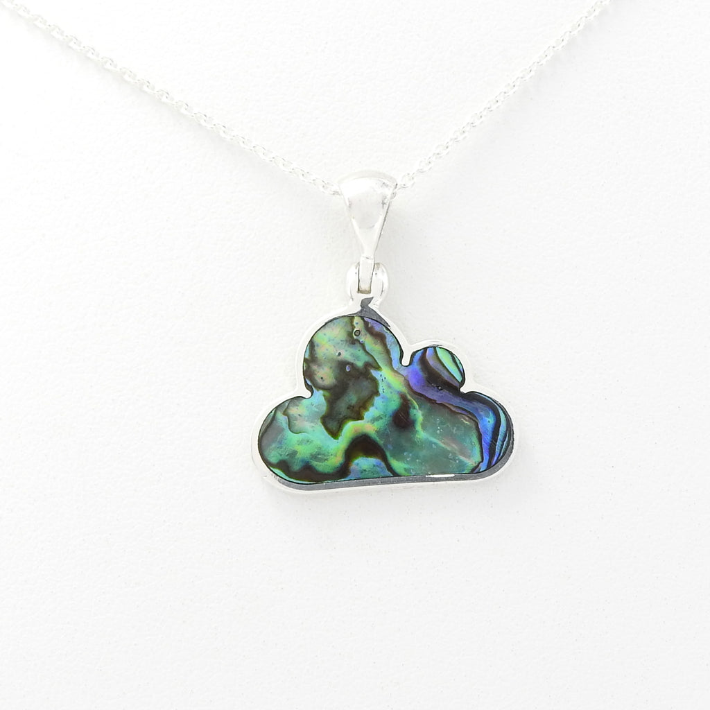 Sterling Silver Cloud Abalone Pendant