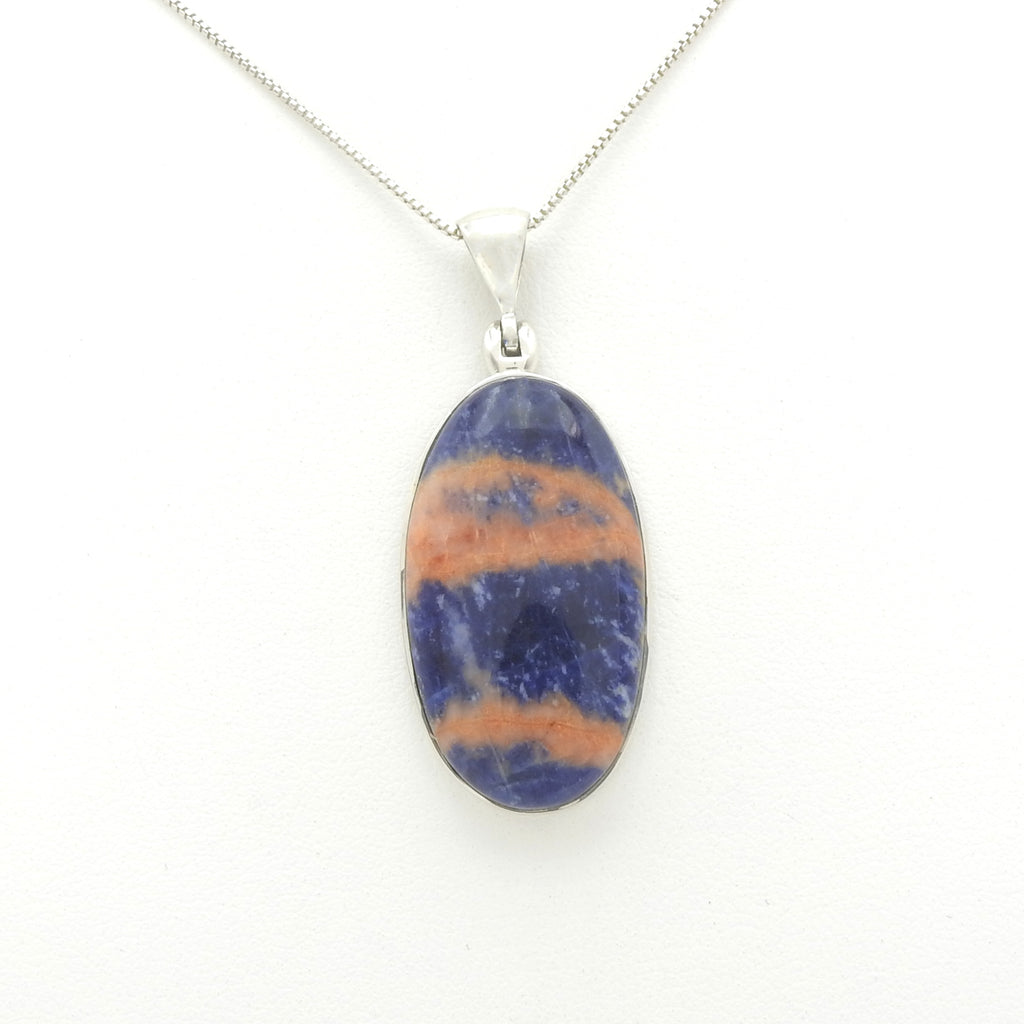 Sterling Silver Sodalite Pendant