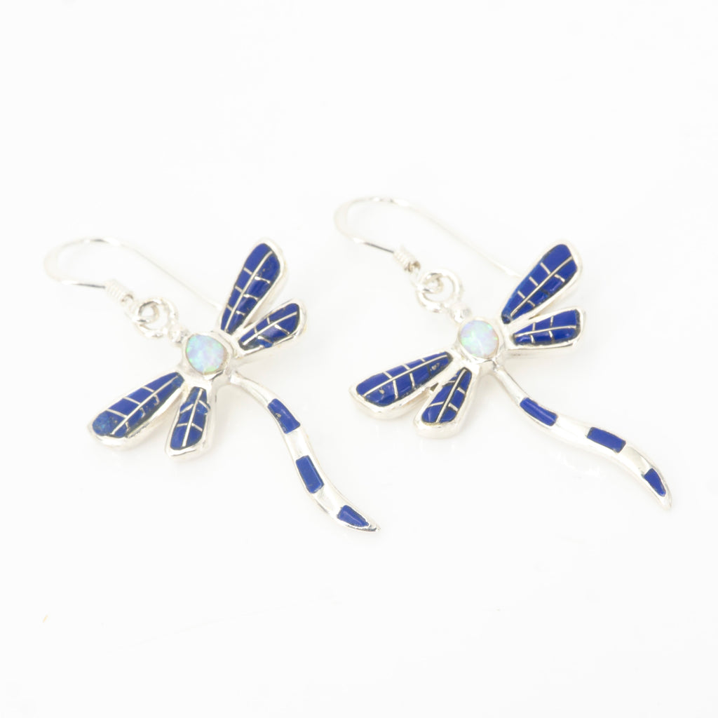 S/S Dragonfly Inlay Earring
