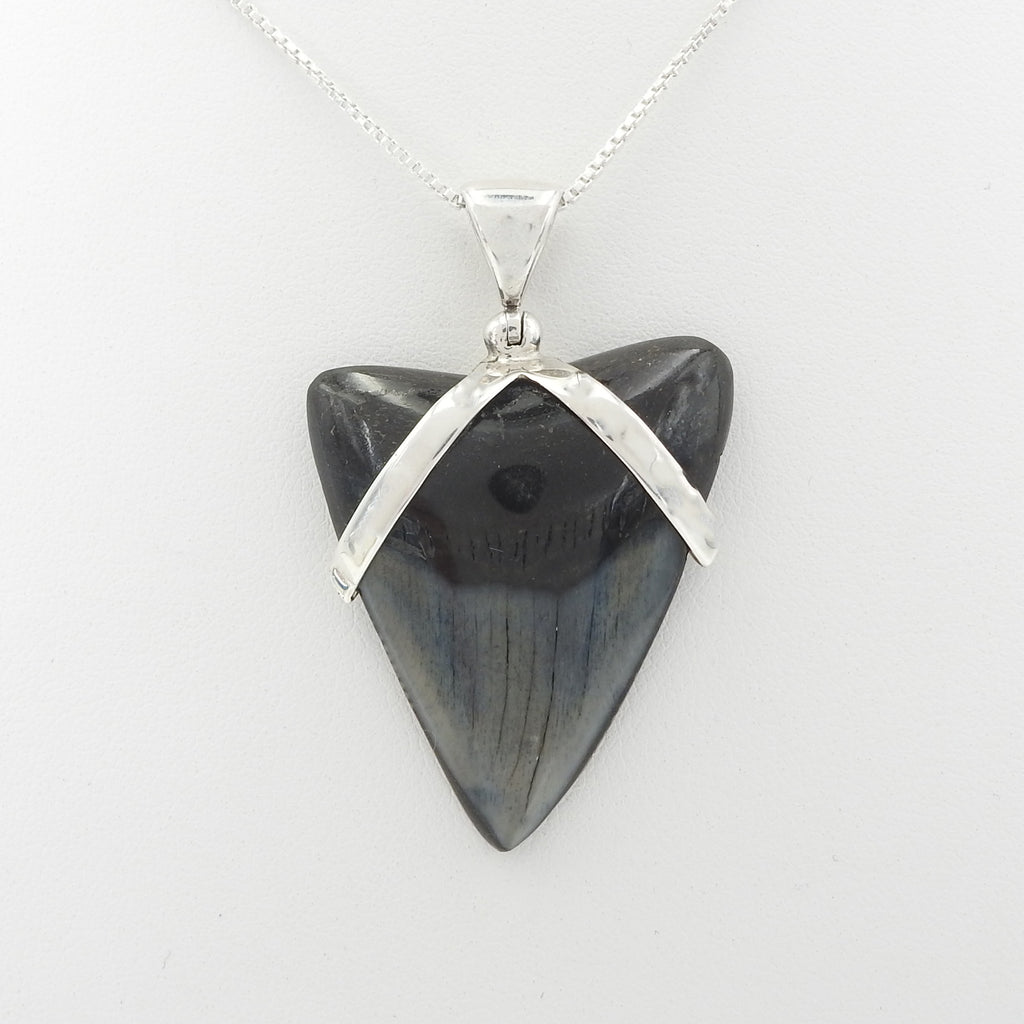 Sterling Silver Shark Tooth Pendant