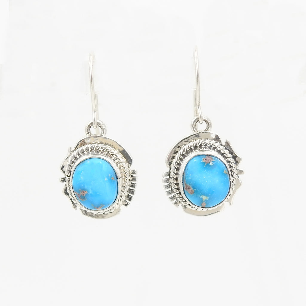 Sterling Silver Sonoran Turquoise Earrings