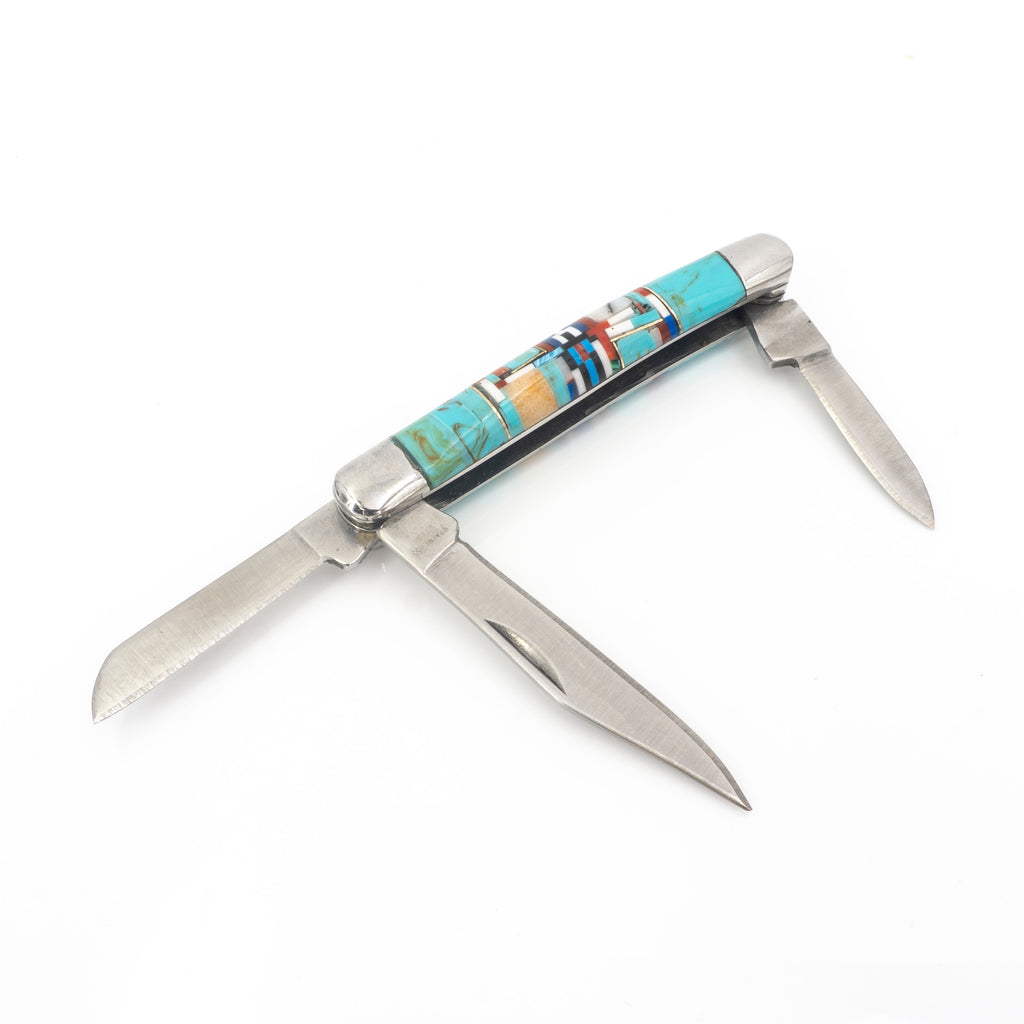 Turquoise Inlay Knife