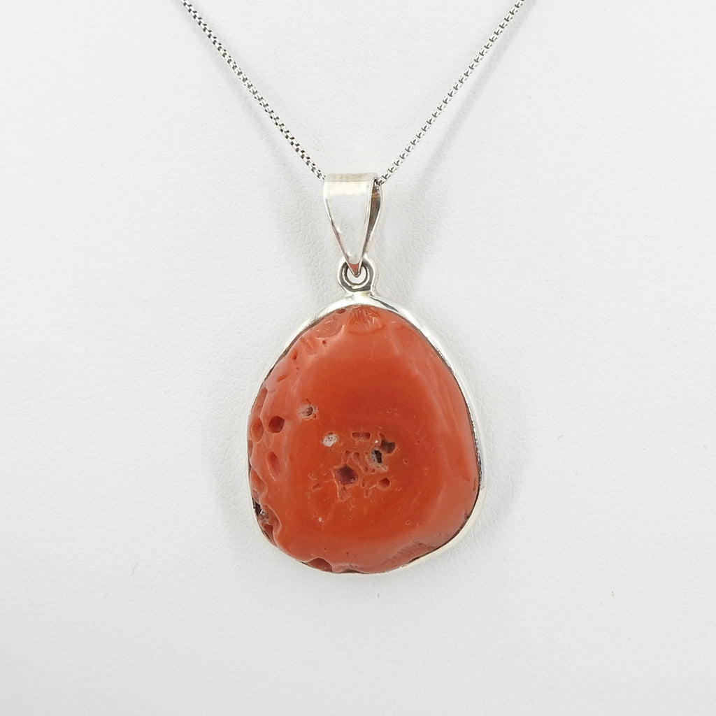 Sterling Silver Mountain Coral Pendant