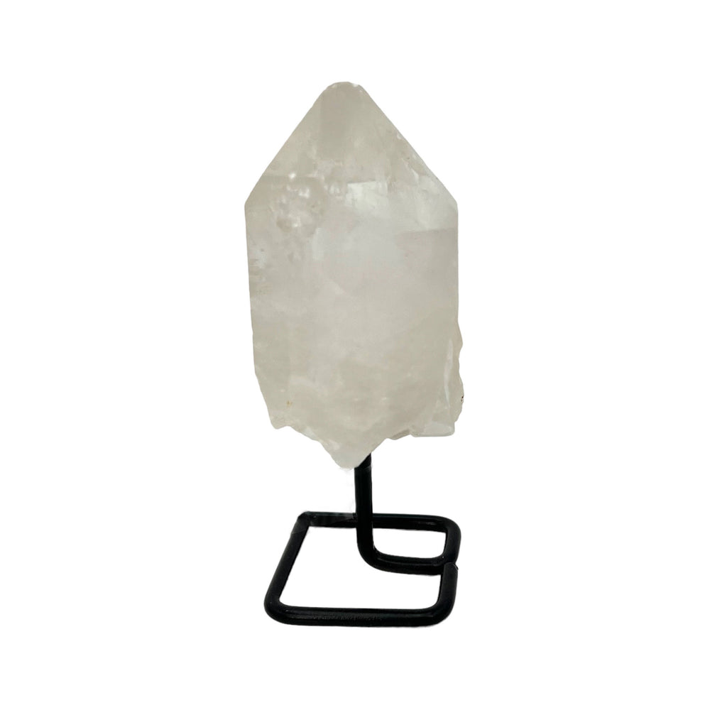 Natural Quartz Crystal On Stand