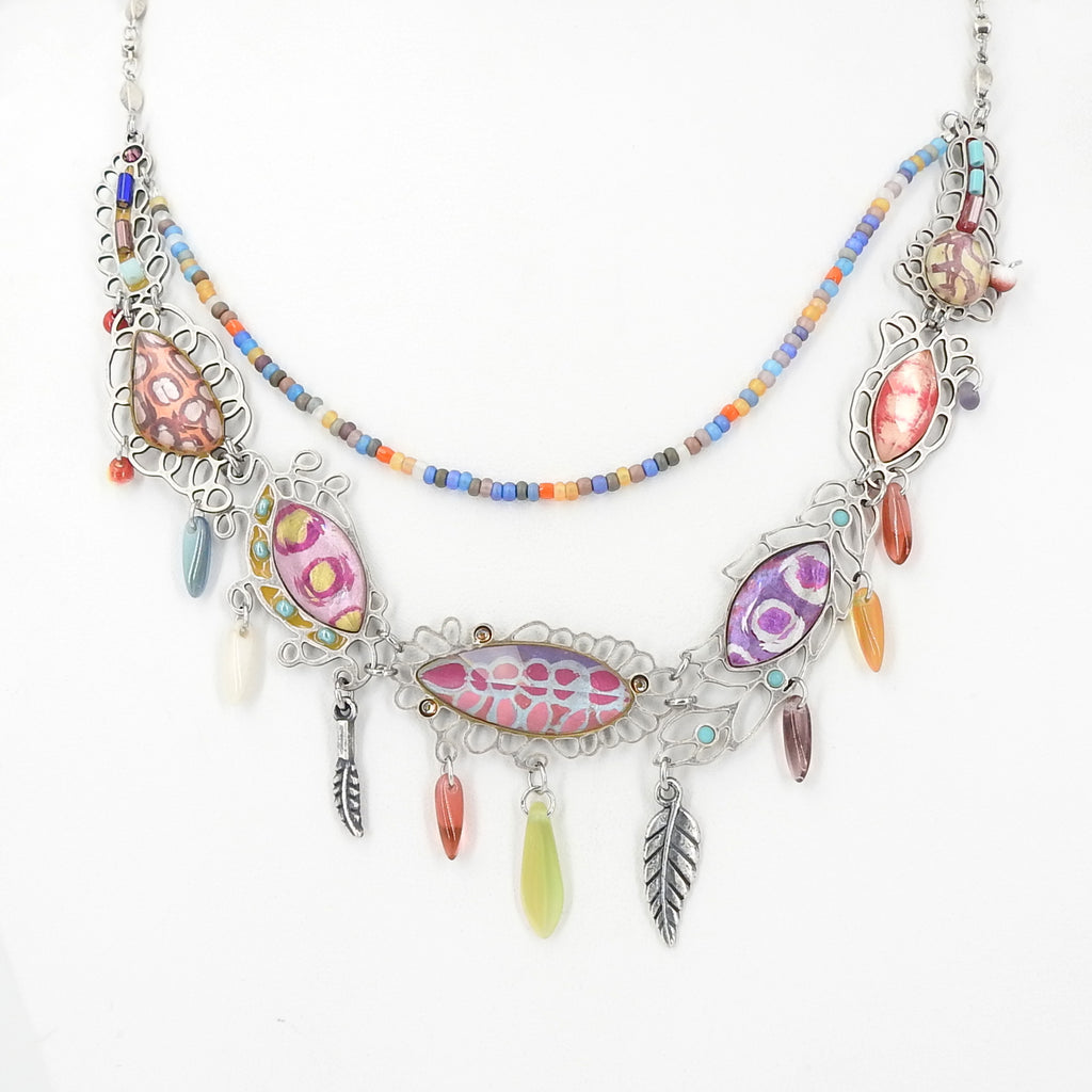 Day Dream Mixed Media Necklace