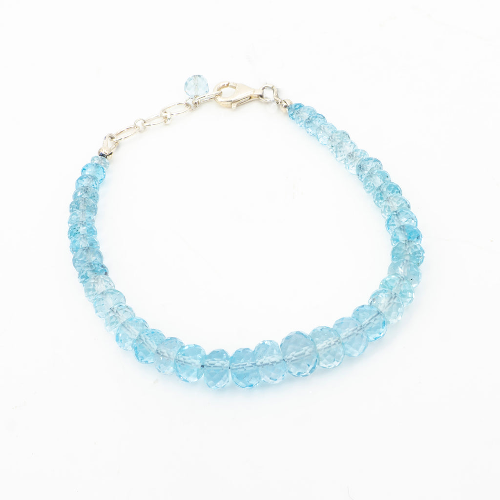 S/S Blue Topaz Bracelet