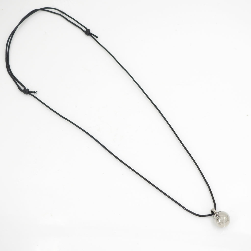 Stainless Steel Ball w Cross Necklace