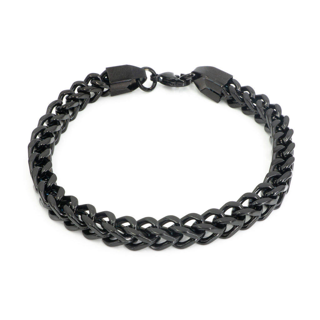 6MM Black Stainless Steel Bracelet