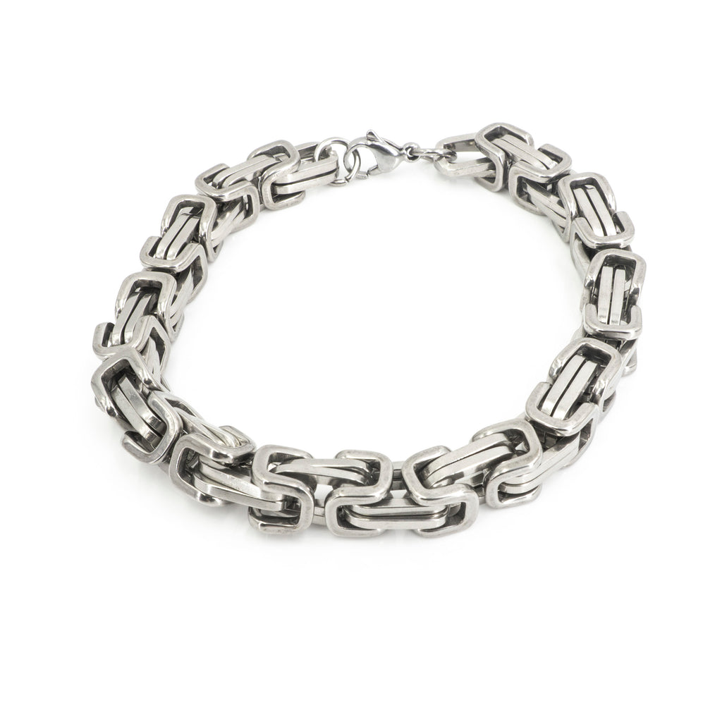8MM Link Stainless Steel Bracelet