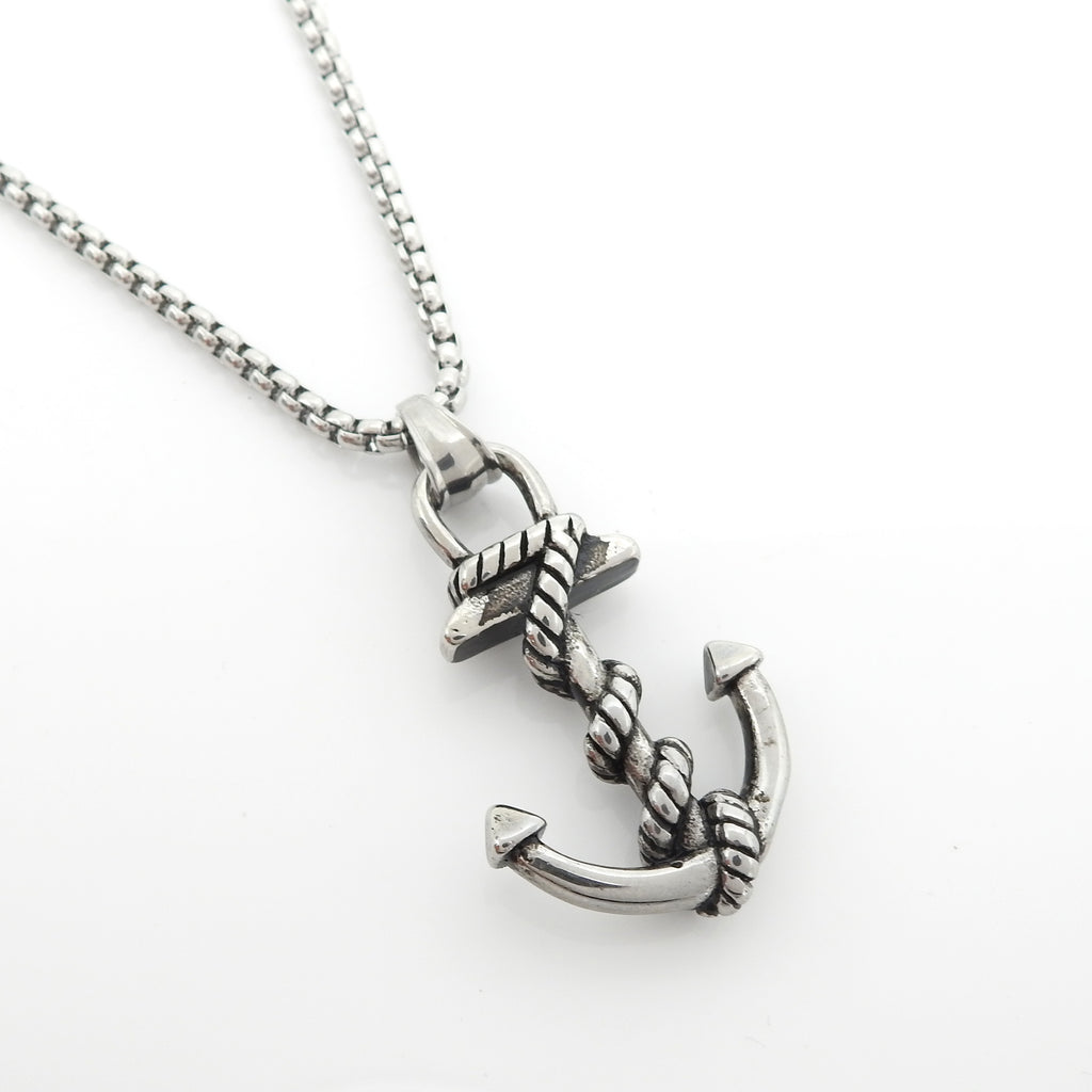 Stainless Steel Anchor Necklace