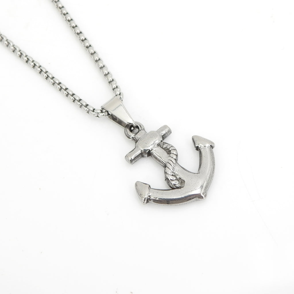 Stainless Steel Anchor Necklace