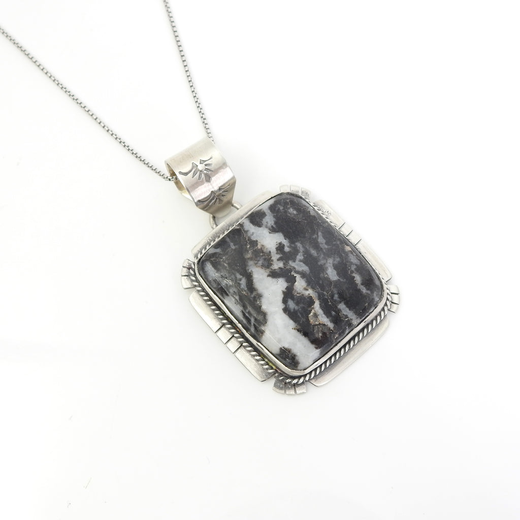 Sterling Silver Wild Horse Turquoise Pendant
