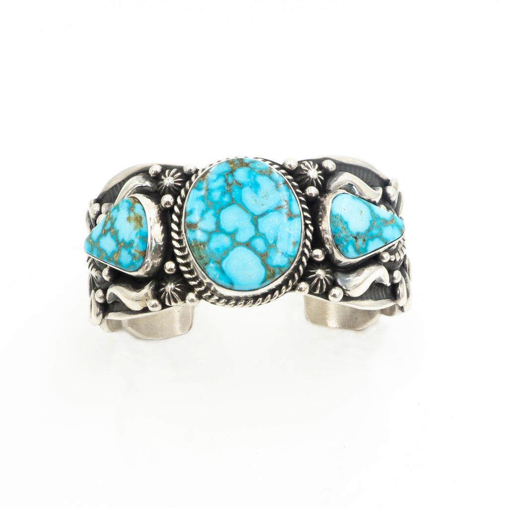 S/S 3 Stone Kingsman Turquoise Cuff