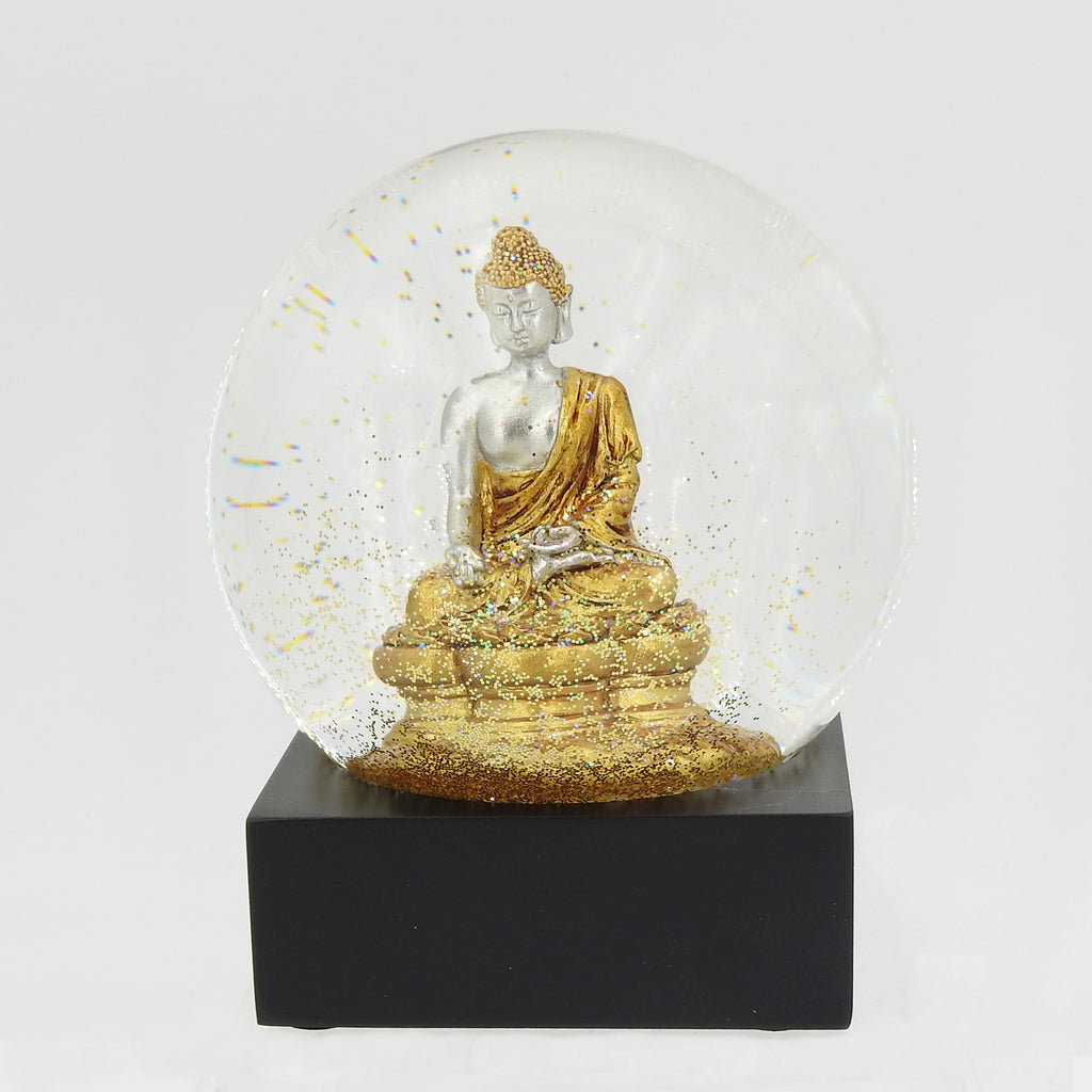 Gold Buddha Snow Globe