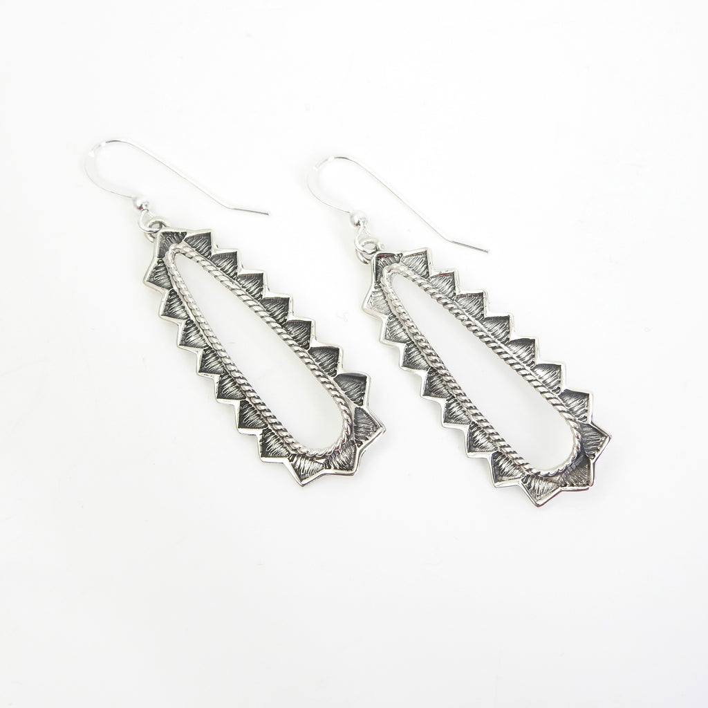 Sterling Silver Navajo Dangle Earrings