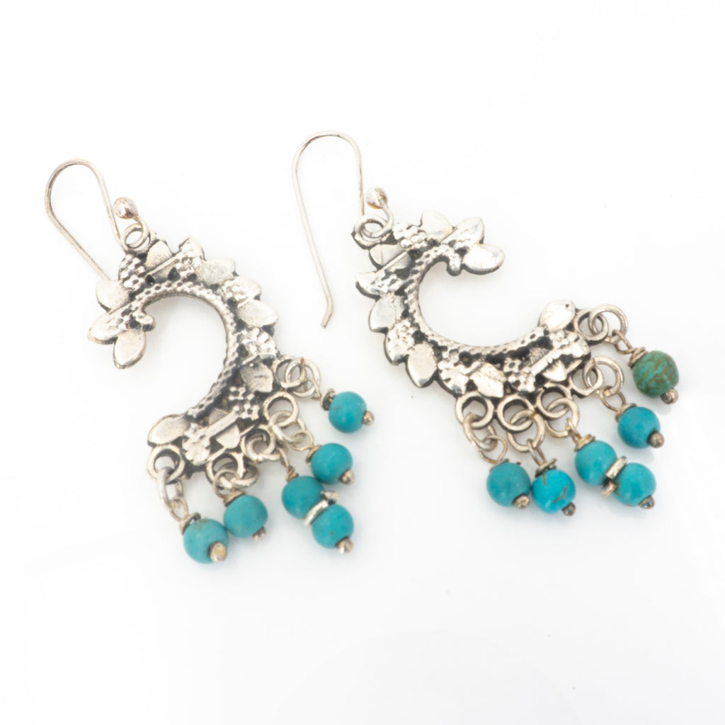 S/S Turquoise Bead Earring