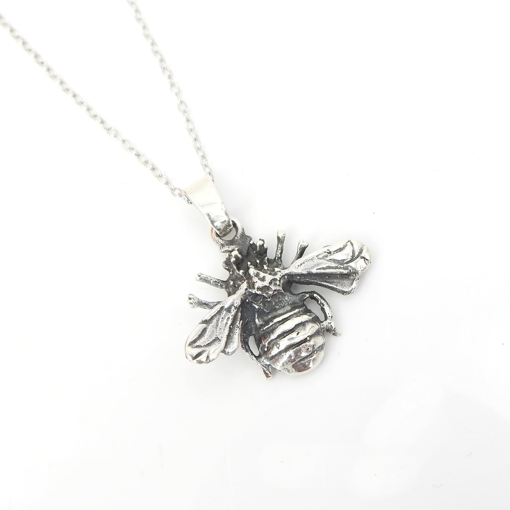 Sterling Silver Bee Pendant