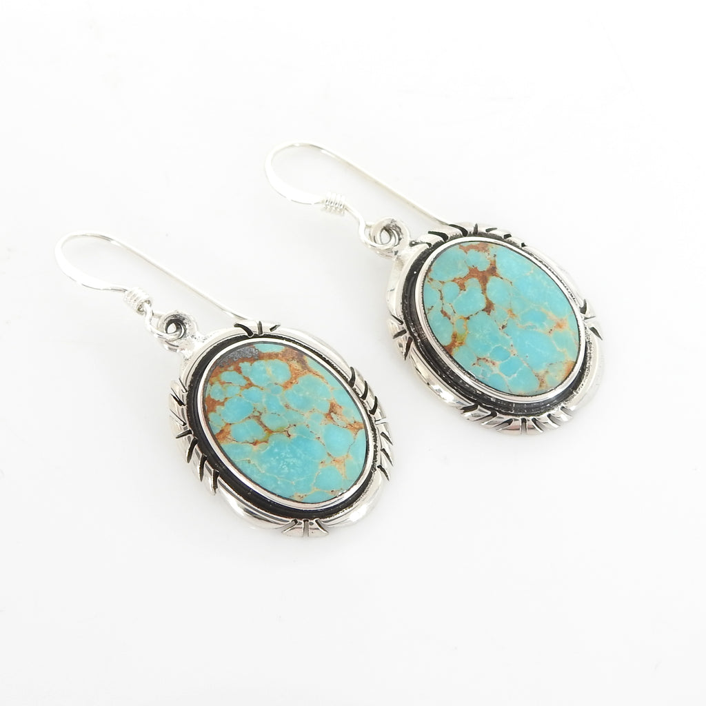 Sterling Silver Native American Turquoise Earring