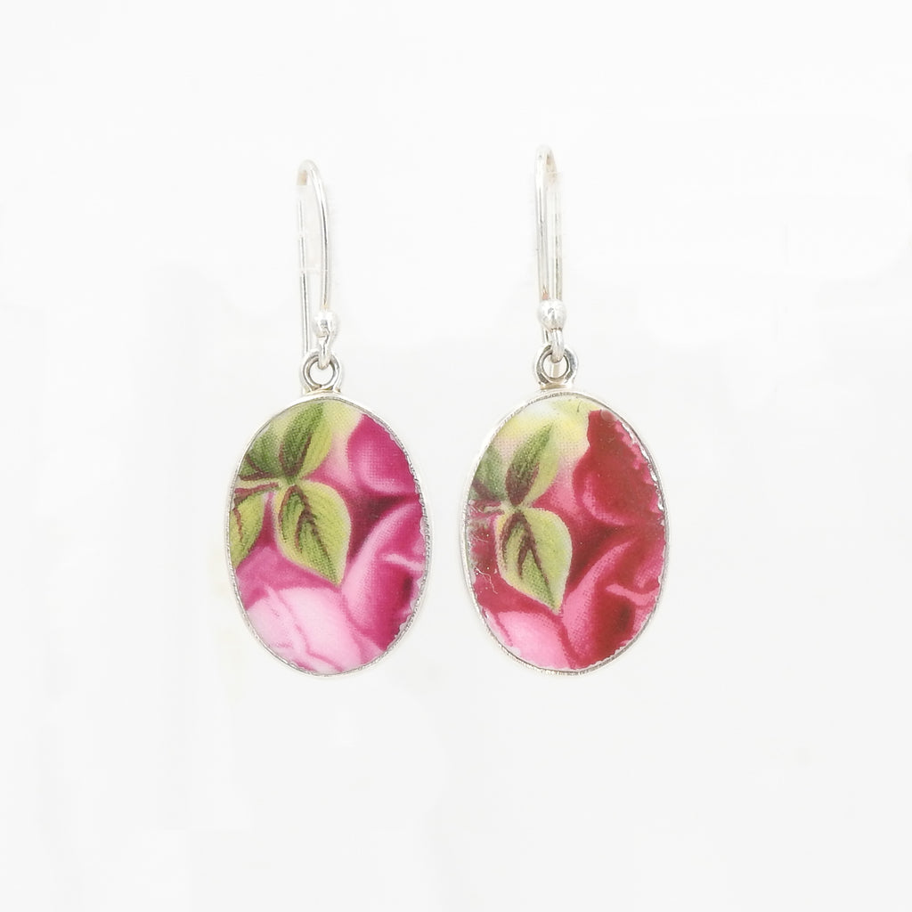 S/S Flower Ceramic Art Earrings