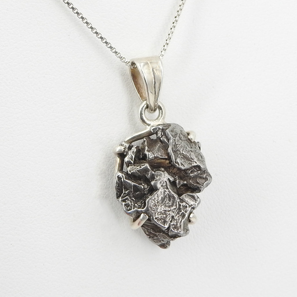 Sterling Silver Meteorite Pendant