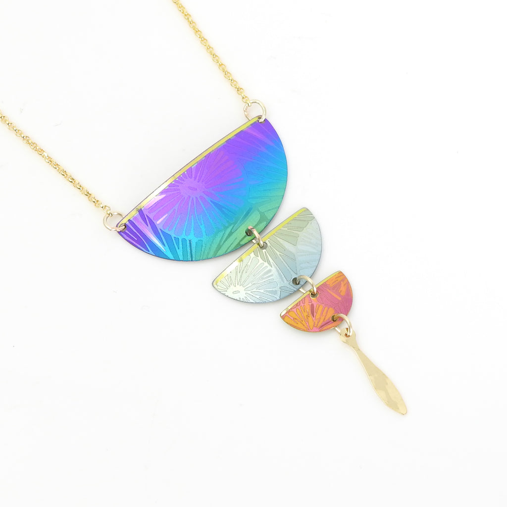 Multi Color Metal Necklace