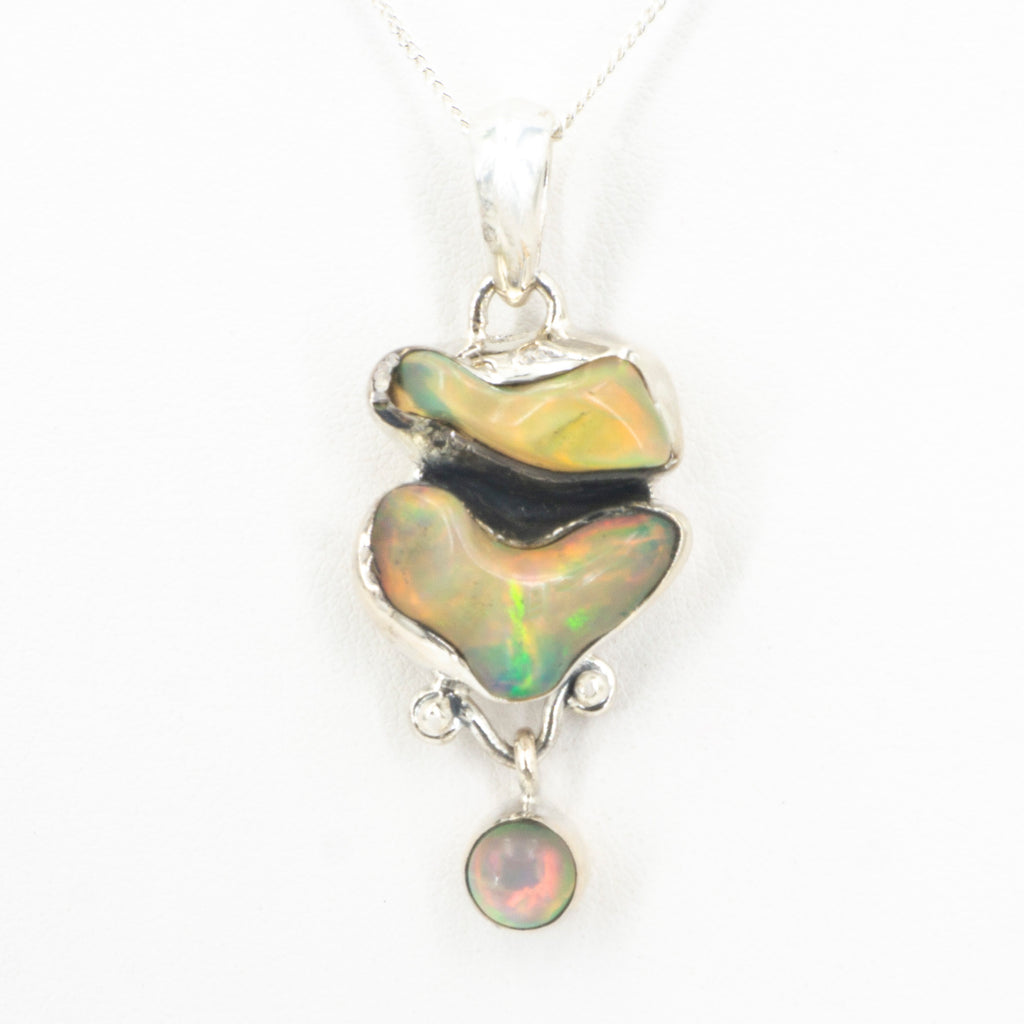 S/S Ethiopian Opal Pendant