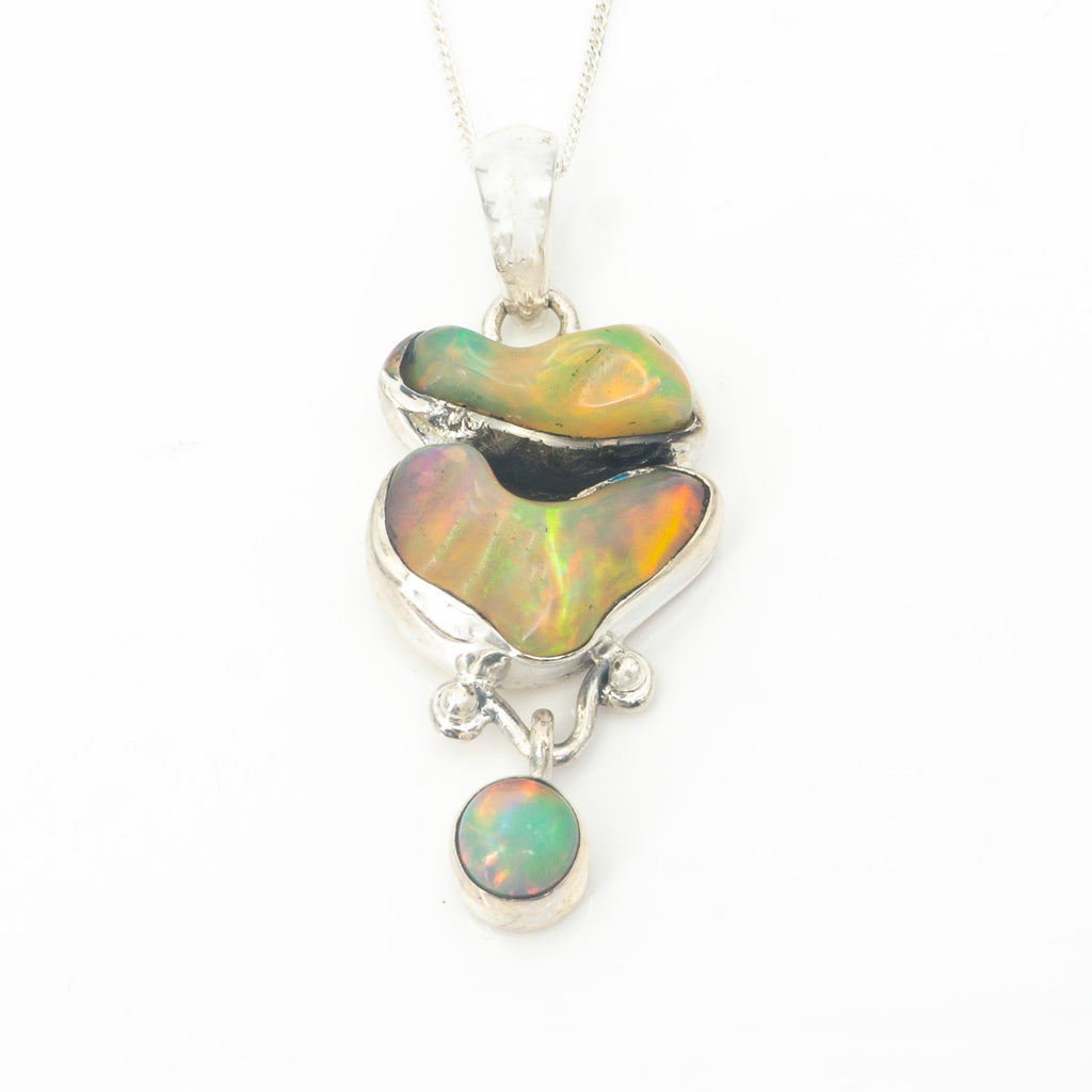 S/S Ethiopian Opal Pendant