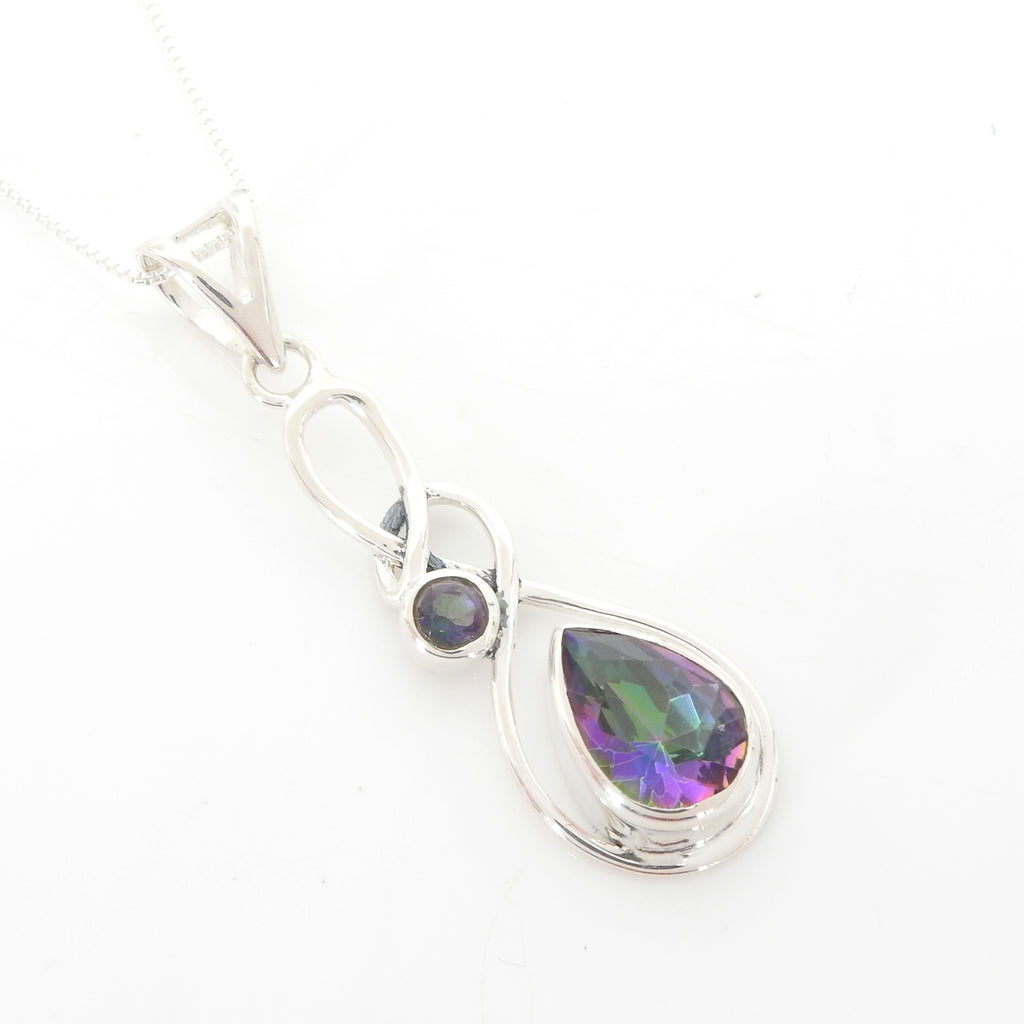 Sterling Silver Mystic Topaz Pendant