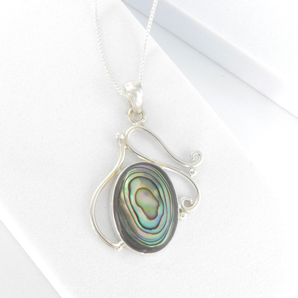 Sterling Silver Abalone Pendant