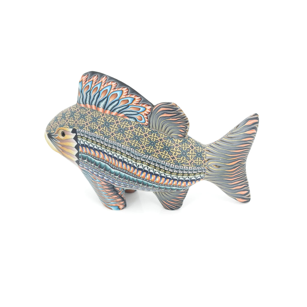 Millefiore Jon Anderson Fish Sculpture