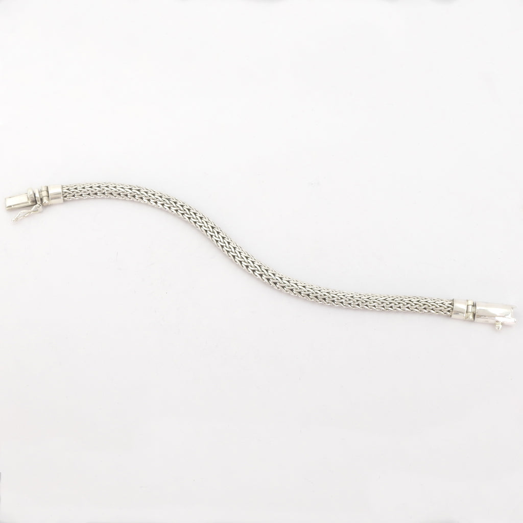 Sterling Silver Bali Rope Bracelet