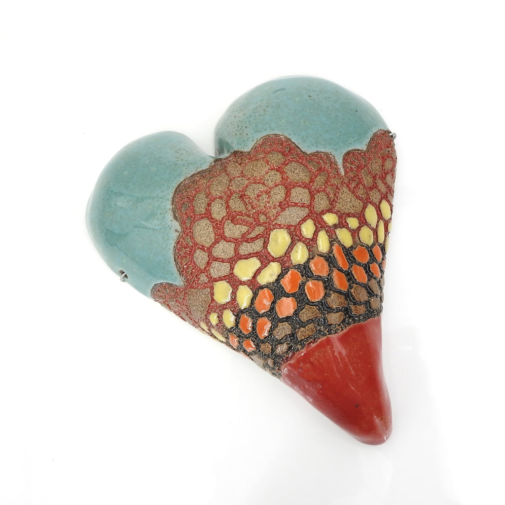 Handmade Ceramic Hanging Heart