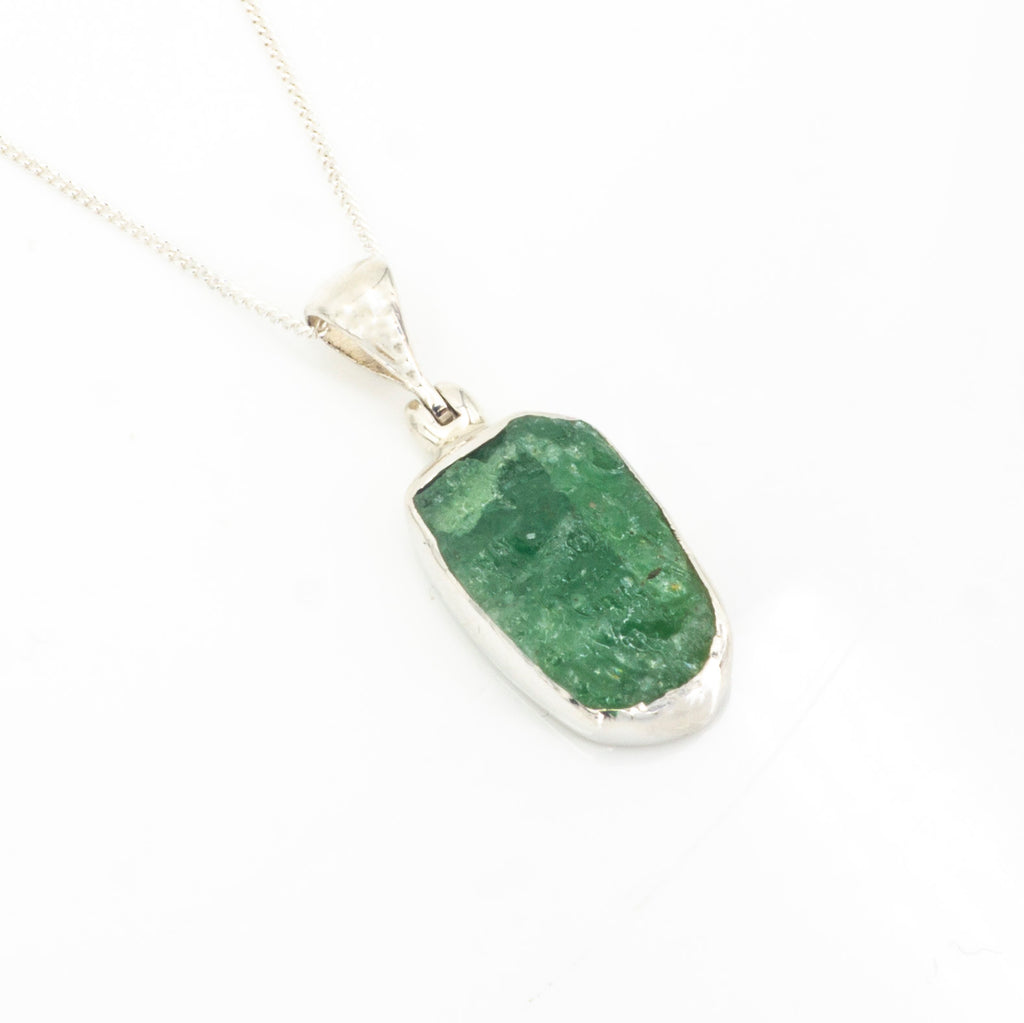 S/S Emerald Pendant