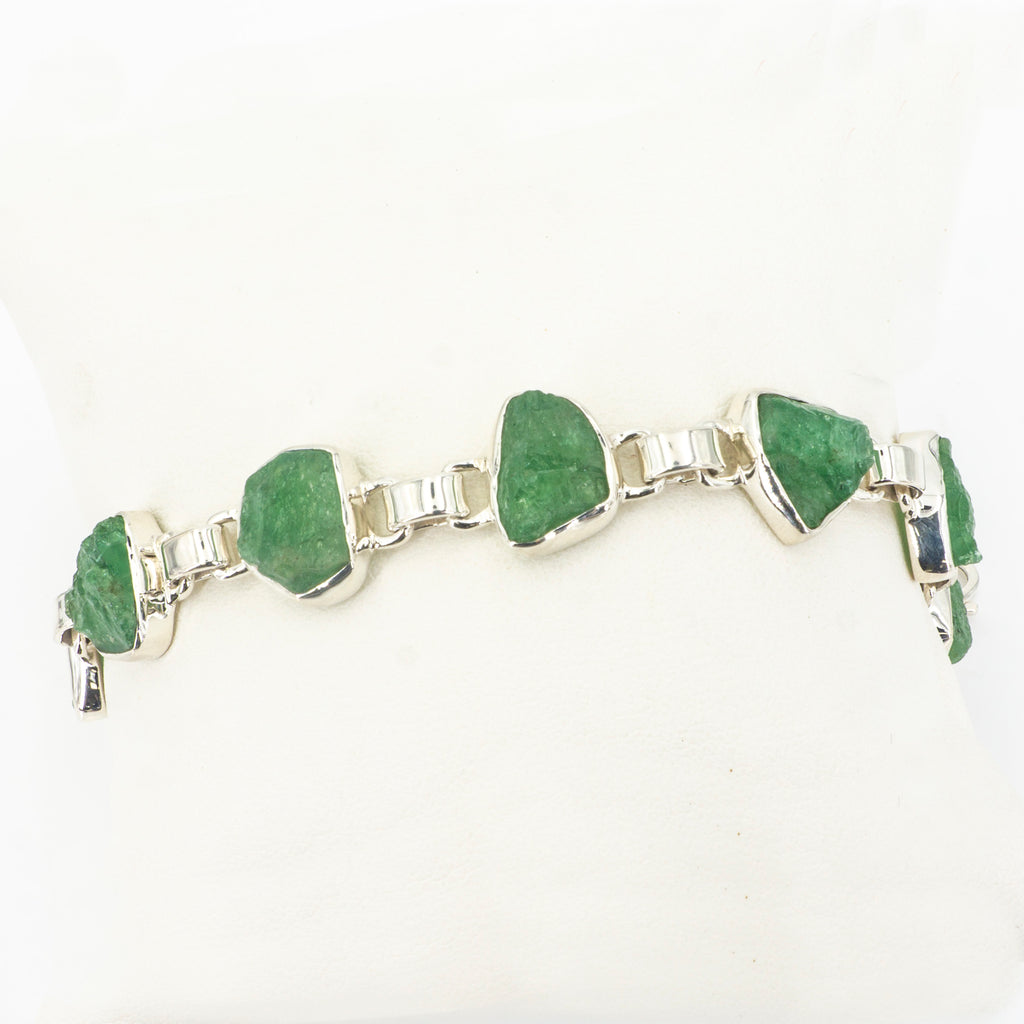S/S Emerald Bracelet
