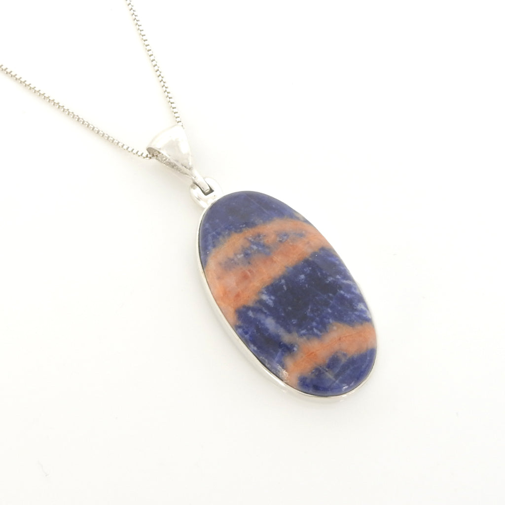 Sterling Silver Sodalite Pendant