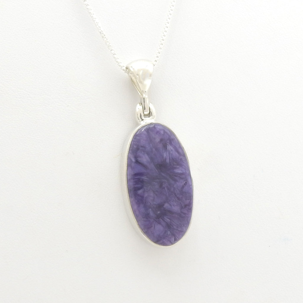 Sterling Silver Charoite Pendant