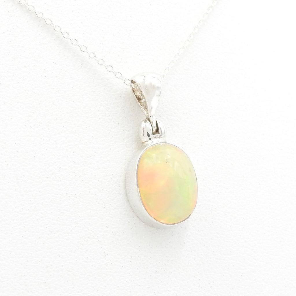 Sterling Silver Ethiopian Opal Pendant